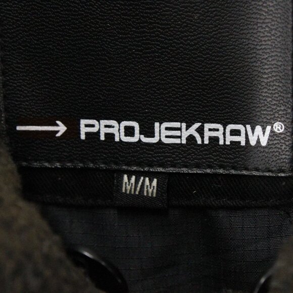 Projek Raw Lumber Jacket Mens Brown Plaid Full Zip Outdoor Multi Pocket Lined M - Picture 6 of 9